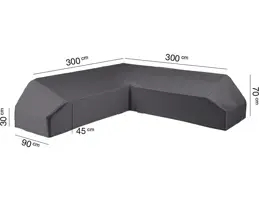 AeroCover hoeksethoes platform 300x300x90xh30/45/70cm - afbeelding 1