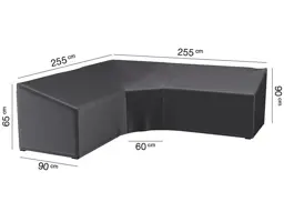 AeroCover hoeksethoes trapeze 255x255x90x65/90cm - afbeelding 1
