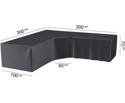 AeroCover hoeksethoes trapeze 300x300x100x70cm - afbeelding 1