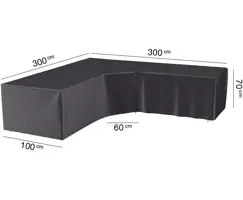 AeroCover hoeksethoes trapeze 300x300x100x70cm - afbeelding 1