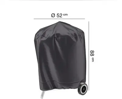 AeroCover houtskoolbarbecuehoes 52x88cm - afbeelding 1