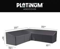 AeroCover lounge cover l hb 255x255x100xh65/90 - afbeelding 1