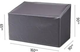 AeroCover loungebankhoes hoge rug 160x90x65/90cm - afbeelding 1