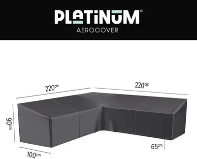 AeroCover loungebankhoes hoge rug 220x220x100x65/90cm - afbeelding 1