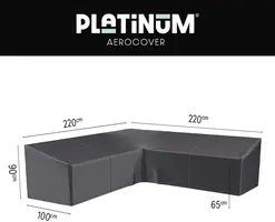 AeroCover loungebankhoes hoge rug 220x220x100x65/90cm - afbeelding 1