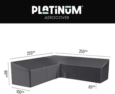 AeroCover loungebankhoes hoge rug 255x255x100x65/90cm - afbeelding 1