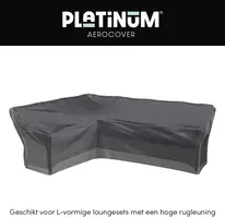 AeroCover loungebankhoes hoge rug 305x255x100x65/90cm links - afbeelding 2