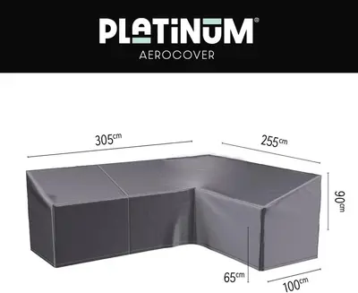 AeroCover loungebankhoes hoge rug 305x255x100x65/90cm rechts - afbeelding 1