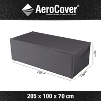 AeroCover loungebankhoes lage rug 205x100x70cm - afbeelding 1