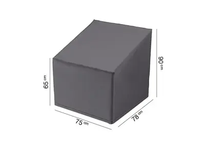 AeroCover loungestoelhoes hoge rug 75x78x65/90cm - afbeelding 1