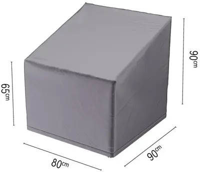 AeroCover loungestoelhoes hoge rug 80x90x65/90cm - afbeelding 1