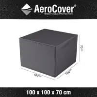 AeroCover loungestoelhoes lage rug 100x100x70cm