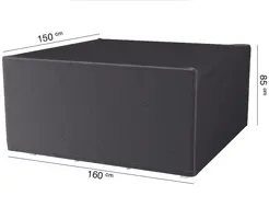 AeroCover tuintafelsethoes 160x150x85cm