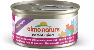 almo nature dailymenu cat mousse tonijn&zalm 85 gr - afbeelding 2