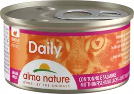almo nature dailymenu cat mousse tonijn&zalm 85 gr - afbeelding 1