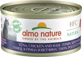 almo nature hfc cat cuisine tonijn/kip/ham 70 gr - afbeelding 1