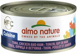 almo nature hfc cat cuisine tonijn/kip/ham 70 gr - afbeelding 2