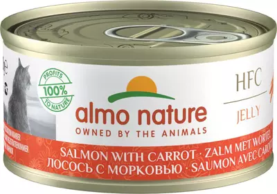 almo nature hfc cat jelly zalm&wortel 70 gr - afbeelding 1