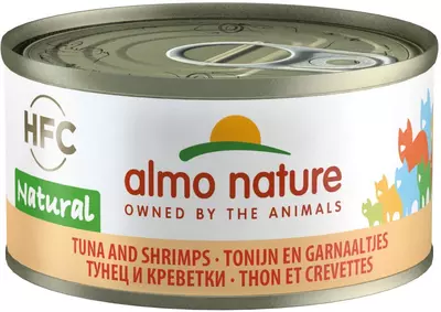 almo nature hfc cat tonijn&garnaal 70 gr - afbeelding 2