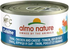 almo nature hfc cat tonijn&kip&kaas 70 gr - afbeelding 2