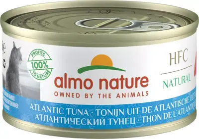 Almo Nature HFC Natural kattenvoer Atlantische tonijn 70g - afbeelding 1