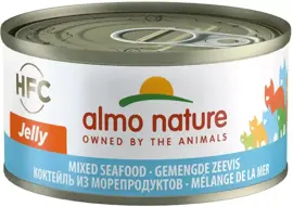Almo Nature HFC Natural kattenvoer in gelei gemengde zeevis 70g - afbeelding 2