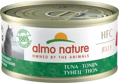 Almo Nature HFC Natural kattenvoer in gelei tonijn 70g - afbeelding 1