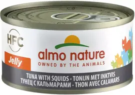 Almo Nature HFC Natural kattenvoer in gelei tonijn & inktvis 70g - afbeelding 2