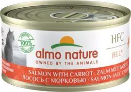 Almo Nature HFC Natural kattenvoer in gelei zalm & wortel 70g - afbeelding 1