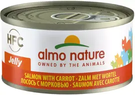 Almo Nature HFC Natural kattenvoer in gelei zalm & wortel 70g - afbeelding 2