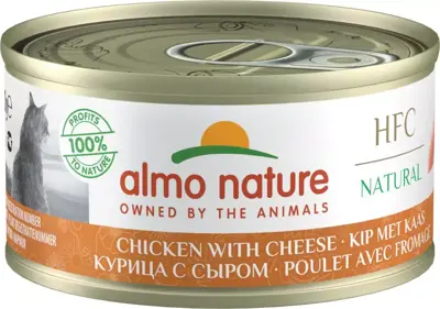 Almo Nature HFC Natural kattenvoer kip & kaas 70g - afbeelding 1