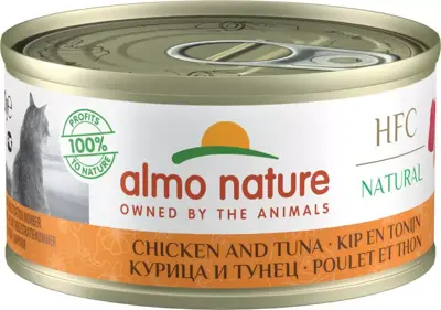 Almo Nature HFC Natural kattenvoer kip & tonijn 70g - afbeelding 1