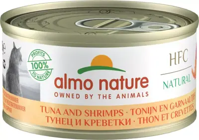 Almo Nature HFC Natural kattenvoer tonijn & garnaal 70g - afbeelding 1