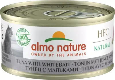 Almo Nature HFC Natural kattenvoer tonijn & jonge ansjovis 70g - afbeelding 1
