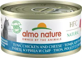 Almo Nature HFC Natural kattenvoer tonijn, kip & kaas 70g - afbeelding 1