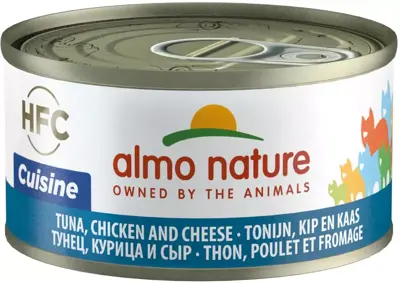 Almo Nature HFC Natural kattenvoer tonijn, kip & kaas 70g - afbeelding 2
