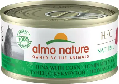 Almo Nature HFC Natural kattenvoer tonijn & mais 70g - afbeelding 1