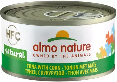 Almo Nature HFC Natural kattenvoer tonijn & mais 70g - afbeelding 2