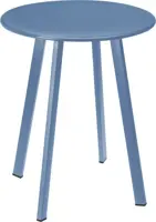 Ambiance bijzettafel rond 40x49cm blauw kopen?