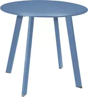 Ambiance bijzettafel rond 50x45cm blauw kopen?
