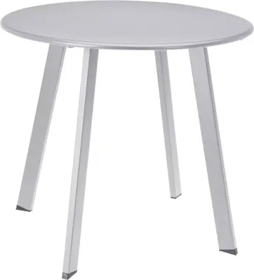Ambiance bijzettafel rond 50x45cm grijs
