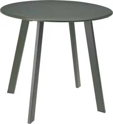 Ambiance bijzettafel rond 50x45cm groen