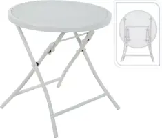 Ambiance bijzettafel vouwbaar mesh 45x45cm off white kopen?