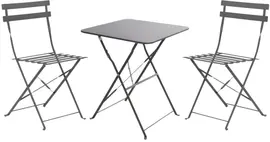 Ambiance bistroset vierkant antraciet kopen?