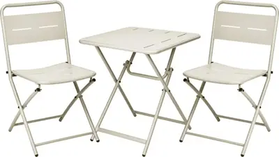 Ambiance bistroset vouwbaar beige