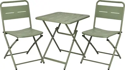 Ambiance bistroset vouwbaar groen