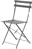 Ambiance bistrostoel vouwbaar antraciet kopen?