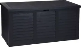 Ambiance kussenbox kunststof 120x52x58cm zwart kopen?