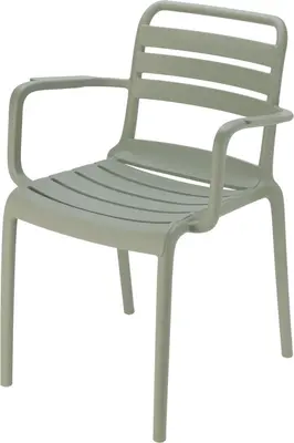 Ambiance stapelbare dining tuinstoel  groen
