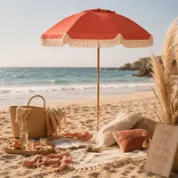 Ambiance stokparasol 180 cm terra - afbeelding 2
